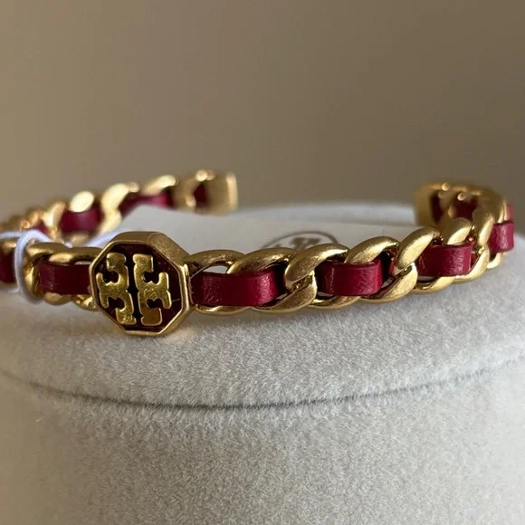 ⚜️Tory Burch Luxurious Gold and Red Bracelet ⚜️ - Picture 2 of 7